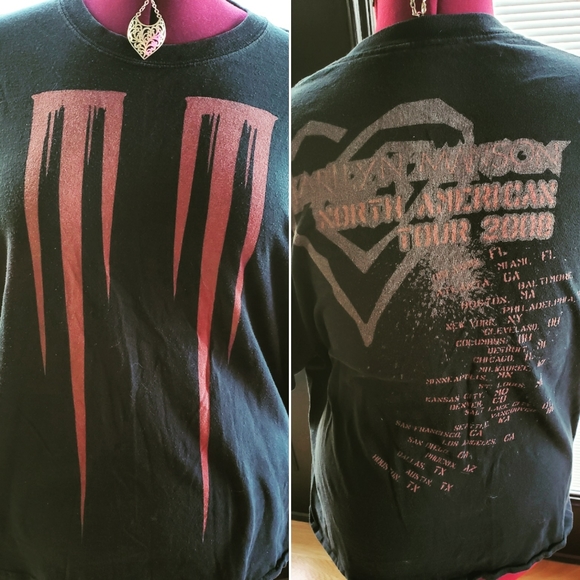 Marilyn Manson 2008 Tour Shirt 2X